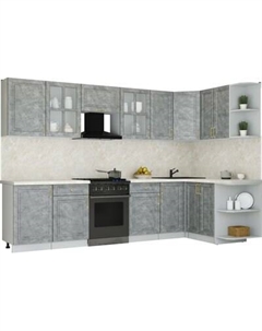 Кухонный гарнитур Интерлиния Мила Шато 1.5x3.1 PR