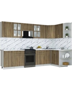 Кухонный гарнитур Интерлиния Мила Шато 1.5x3.1 PR