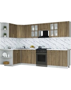 Кухонный гарнитур Интерлиния Мила Шато 1.5x3.1 LV