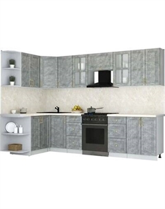 Кухонный гарнитур Интерлиния Мила Шато 1.5x3.0 LV