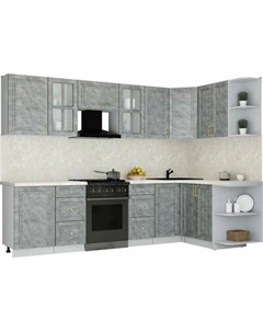 Кухонный гарнитур Интерлиния Мила Шато 1.5x2.9 PR