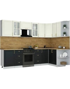 Кухонный гарнитур Интерлиния Мила Шато 1.5x2.9 PR