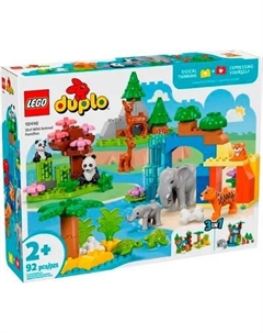 Конструктор Lego Duplo Семьи диких животных 3в1 10446