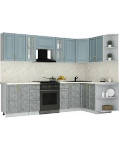 Кухонный гарнитур Интерлиния Мила Шато 1.5x2.8 PR