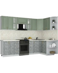 Кухонный гарнитур Интерлиния Мила Шато 1.5x2.8 PR