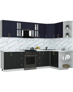 Кухонный гарнитур Интерлиния Мила Шато 1.5x2.8 PR