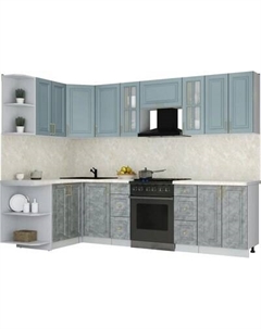 Кухонный гарнитур Интерлиния Мила Шато 1.5x2.8 LV