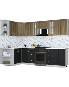 Кухонный гарнитур Интерлиния Мила Шато 1.5x2.8 LV