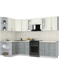 Кухонный гарнитур Интерлиния Мила Шато 1.5x2.8 LV