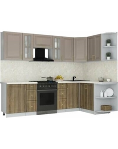 Кухонный гарнитур Интерлиния Мила Шато 1.5x2.7 PR
