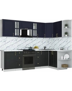 Кухонный гарнитур Интерлиния Мила Шато 1.5x2.7 PR