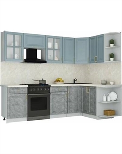 Кухонный гарнитур Интерлиния Мила Шато 1.5x2.6 PR