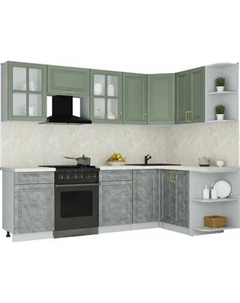 Кухонный гарнитур Интерлиния Мила Шато 1.5x2.6 PR