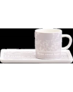 Кружка с блюдцем Lefard Sweet Home 756-484