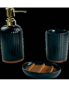 Набор аксессуаров для ванной Lenardi Blackwood 235-034