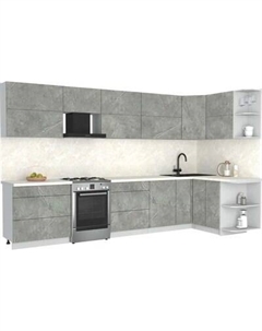 Кухонный гарнитур Интерлиния Мила Матте 1.5x3.5 Б PR