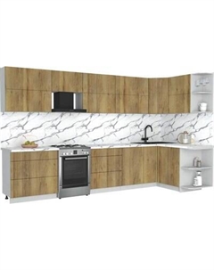 Кухонный гарнитур Интерлиния Мила Матте 1.5x3.5 Б PR