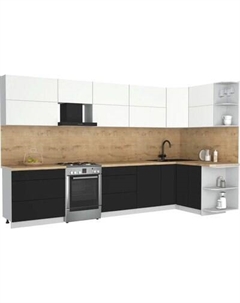 Кухонный гарнитур Интерлиния Мила Матте 1.5x3.5 Б PR