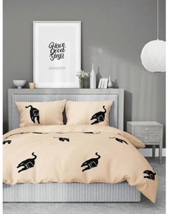 Комплект постельного белья Samsara Cats 2сп Евро