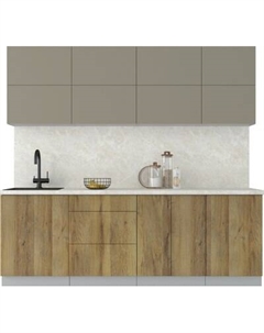 Кухонный гарнитур Интерлиния Мила Матте 2.3 А