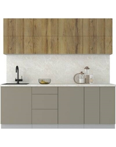 Кухонный гарнитур Интерлиния Мила Матте 2.2 А