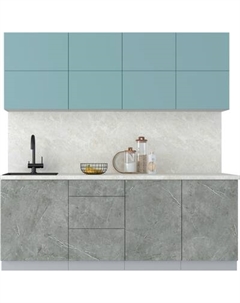 Кухонный гарнитур Интерлиния Мила Матте 2.1 А