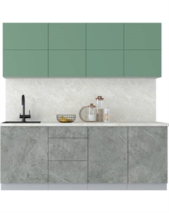 Кухонный гарнитур Интерлиния Мила Матте 2.1 А