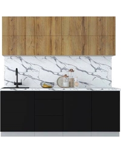 Кухонный гарнитур Интерлиния Мила Матте 2.1 А