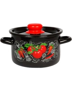 Кастрюля СтальЭмаль Помидорки 1с15с/1 Стальэмаль