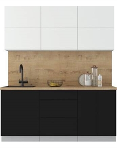 Кухонный гарнитур Интерлиния Мила Матте 1.8 А