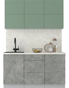 Кухонный гарнитур Интерлиния Мила Матте 1.5 А