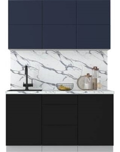 Кухонный гарнитур Интерлиния Мила Матте 1.5 А