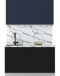 Кухонный гарнитур Интерлиния Мила Матте 1.4 А