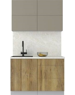 Кухонный гарнитур Интерлиния Мила Матте 1.2 А