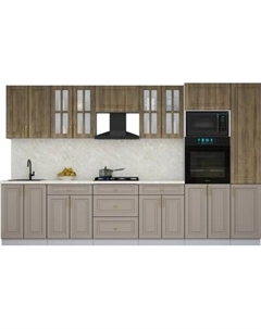 Кухонный гарнитур Интерлиния Мила Шато 3.4В