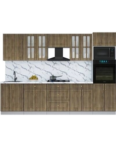 Кухонный гарнитур Интерлиния Мила Шато 3.0В