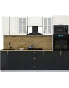 Кухонный гарнитур Интерлиния Мила Шато 2.6В