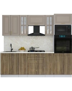 Кухонный гарнитур Интерлиния Мила Шато 2.4В