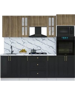 Кухонный гарнитур Интерлиния Мила Шато 2.4В