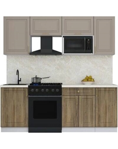 Кухонный гарнитур Интерлиния Мила Шато 2.1В