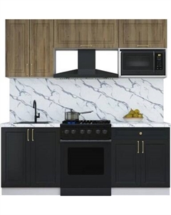 Кухонный гарнитур Интерлиния Мила Шато 2.0В