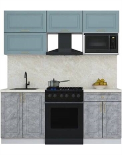 Кухонный гарнитур Интерлиния Мила Шато 1.9В