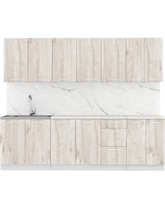 Кухонный гарнитур Артём-Мебель Оля СН-114 без стекла МДФ 2.6м Артём-мебель