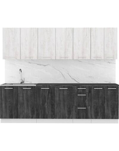 Кухонный гарнитур Артём-Мебель Оля СН-114 без стекла МДФ 2.6м Артём-мебель