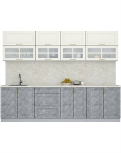 Кухонный гарнитур Интерлиния Мила Шато 2.8Б