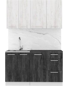 Кухонный гарнитур Артём-Мебель Оля СН-114 без стекла МДФ 1.4м Артём-мебель