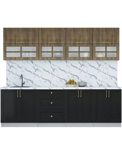 Кухонный гарнитур Интерлиния Мила Шато 2.6Б