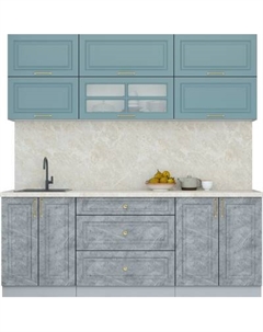 Кухонный гарнитур Интерлиния Мила Шато 2.1Б