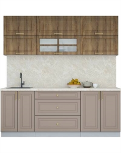 Кухонный гарнитур Интерлиния Мила Шато 2.1Б