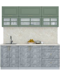 Кухонный гарнитур Интерлиния Мила Шато 2.0Б